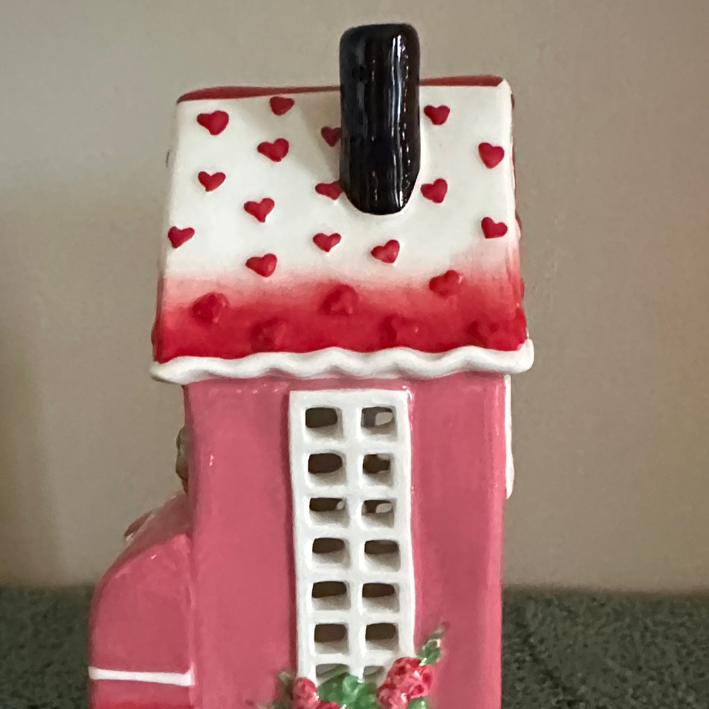 Blue Sky Clayworks Tea Light Candle Holder Valentines Coffee Lovers Cafe NEW! - Picture 12 of 13